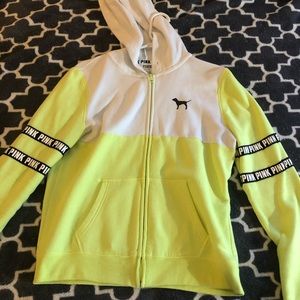 VS PINK zip up hoodie